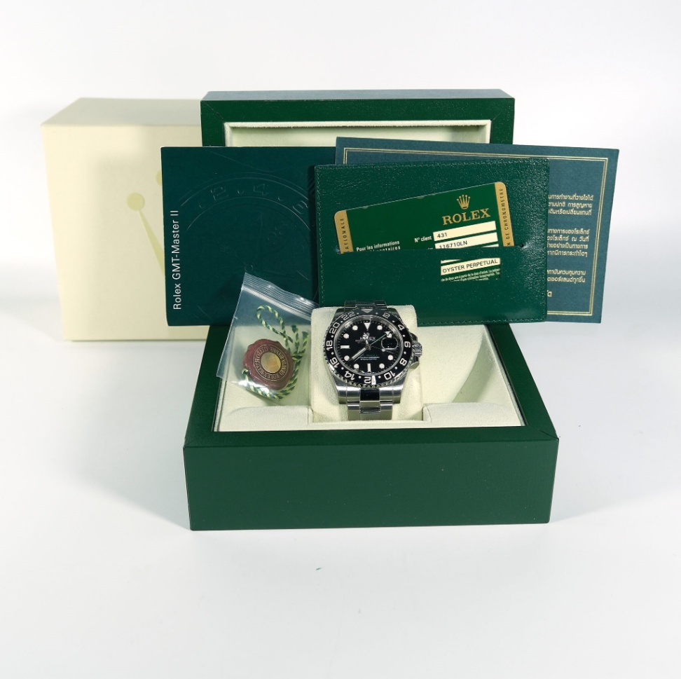 Rolex GMT-Master II 116710LN Green Hand Black DIal Oyster Steel 2012 - Image 3