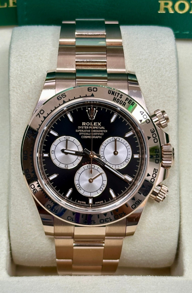Daytona Black Dial Full Rose Gold 40mm thumbnail 2