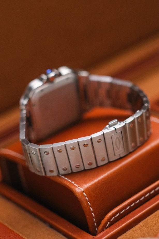 Cartier De Santos L Blue Dial thumbnail 5