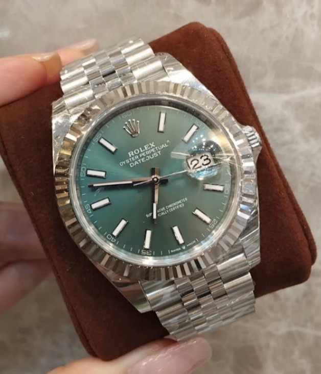 Datejust Green Dial Jubilee 41mm thumbnail 2