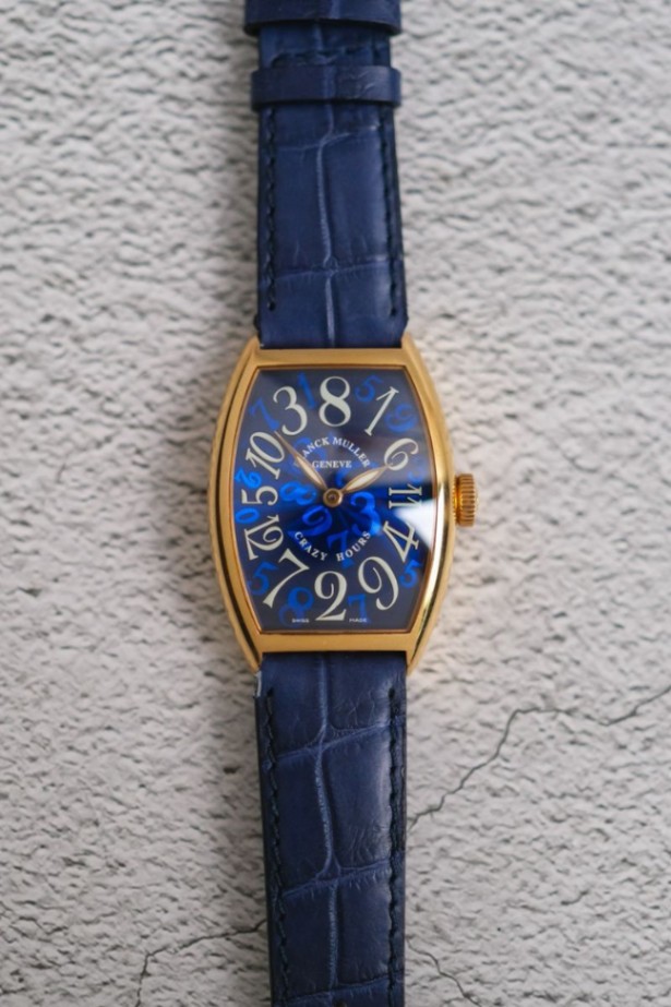 Franck Muller Curvex 5850 CH Crazy Hours 18K Rose Gold