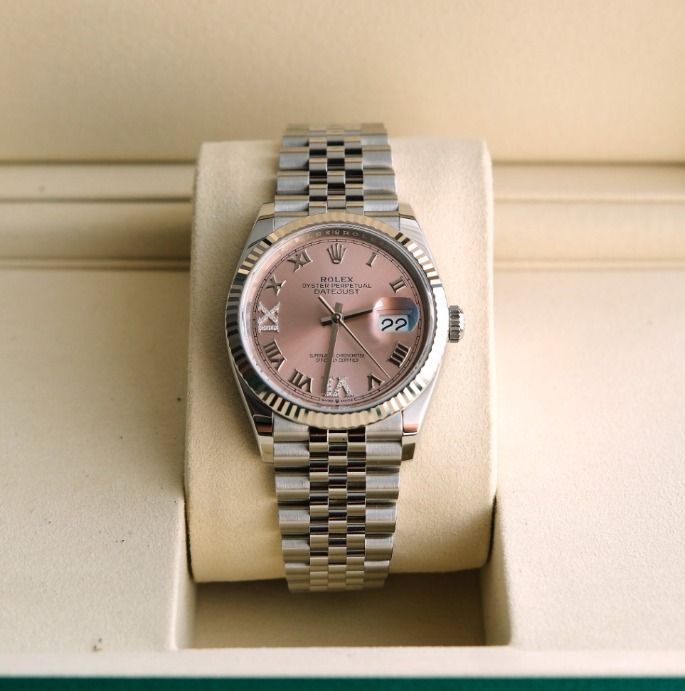 Rolex New Datejust 126234 Pink Diamond Dial Jubilee 2025 36mm. - Image 6