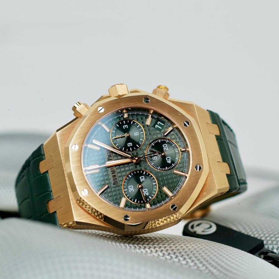 AUDEMARS PIGUET Royal Oak Chronograph 26240OR Khaki Green Dial 41mm