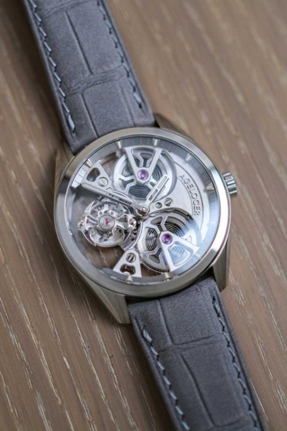 AGELOCER Free-Sprung Balance Manta Flying Tourbillon 9301A7 - Image 5