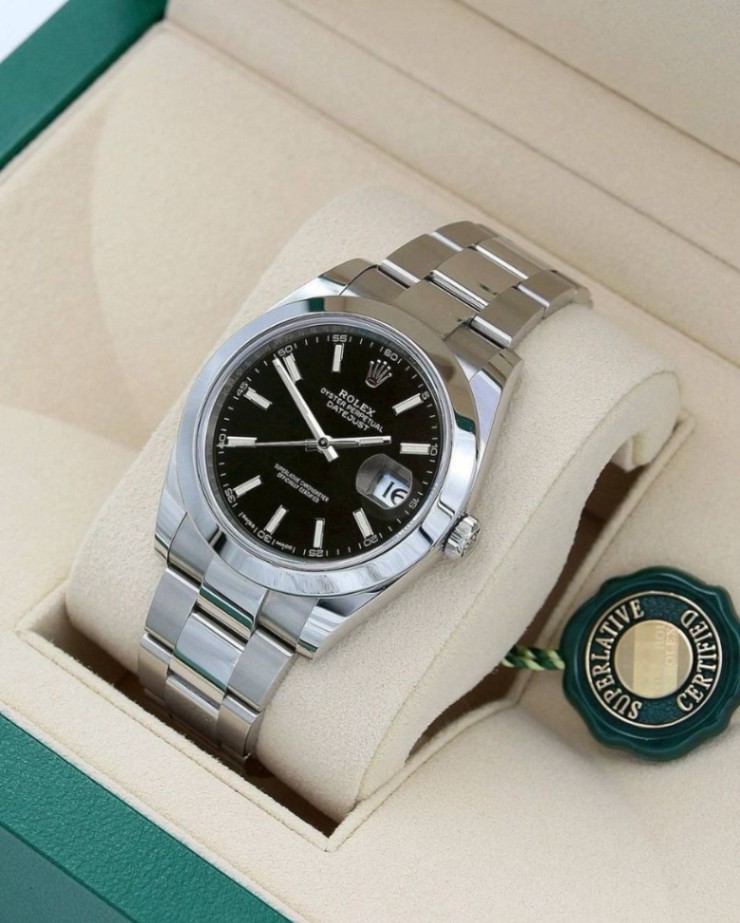 ROLEX Datejust 41 Black Oyster 126300 2022 - Image 3