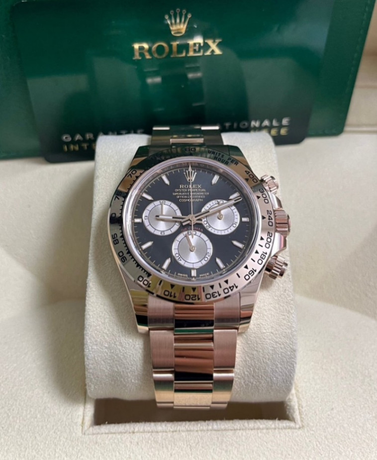Daytona Black Dial Full Rose Gold 40mm