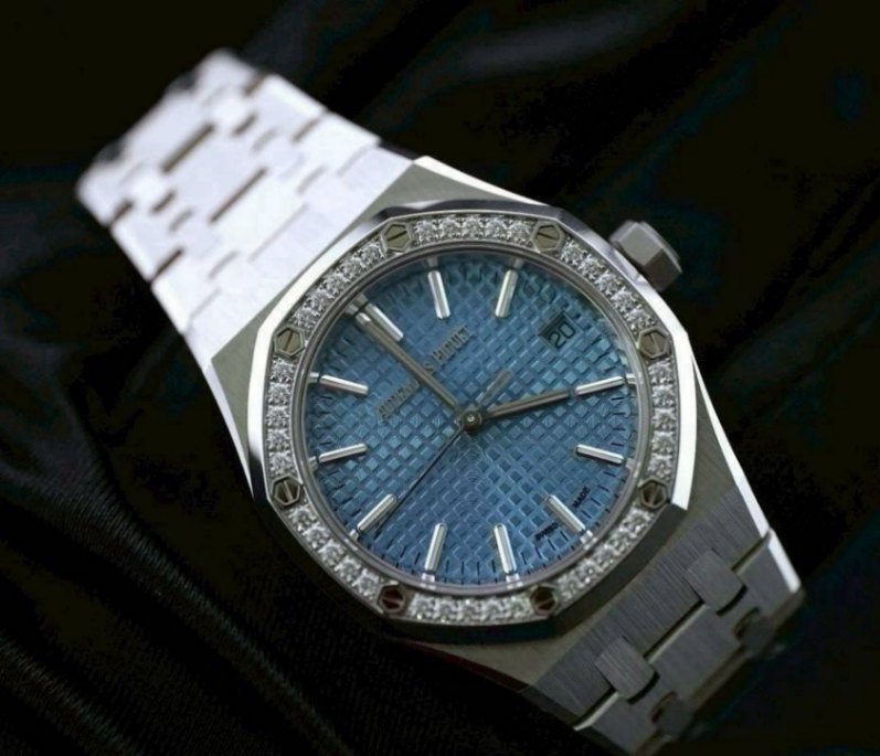 AP Royal Oak 15551ST Ice Blue Dial 37mm thumbnail 2