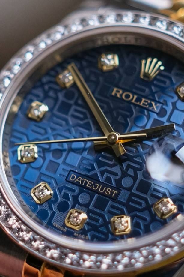 Rolex Datejust 2 Tone Blue Company Dial Ref. 116233BLJDJ thumbnail 3