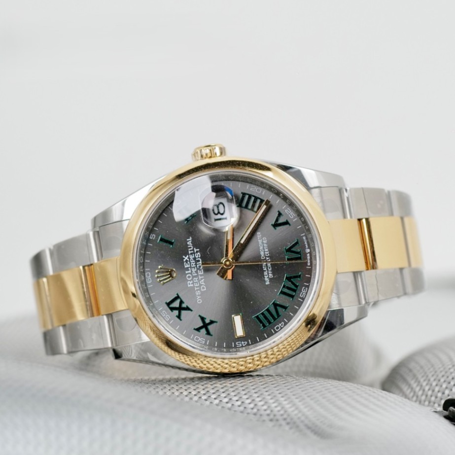 ROLEX Datejust 36 126203 Wimbledon Two-Tone 