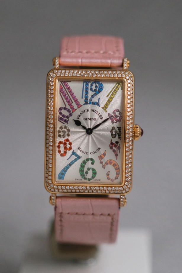 Franck Muller Long Island 18K Rose Gold Magic Color