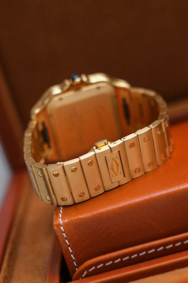 Cartier Santos de Cartier Large Full 18K Yellow Gold WGSA0029 thumbnail 2