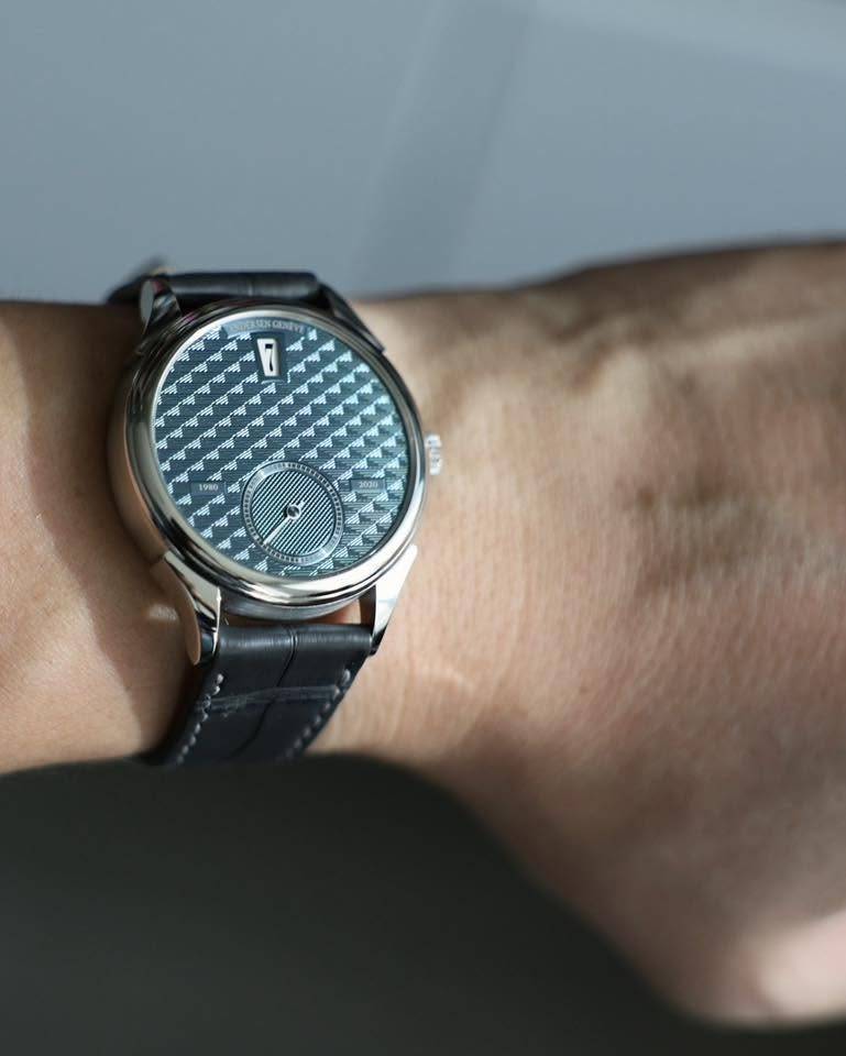 ANDERSEN GENÈVE Jumping Hours 40th Anniversary 38mm Platinum - Image 7