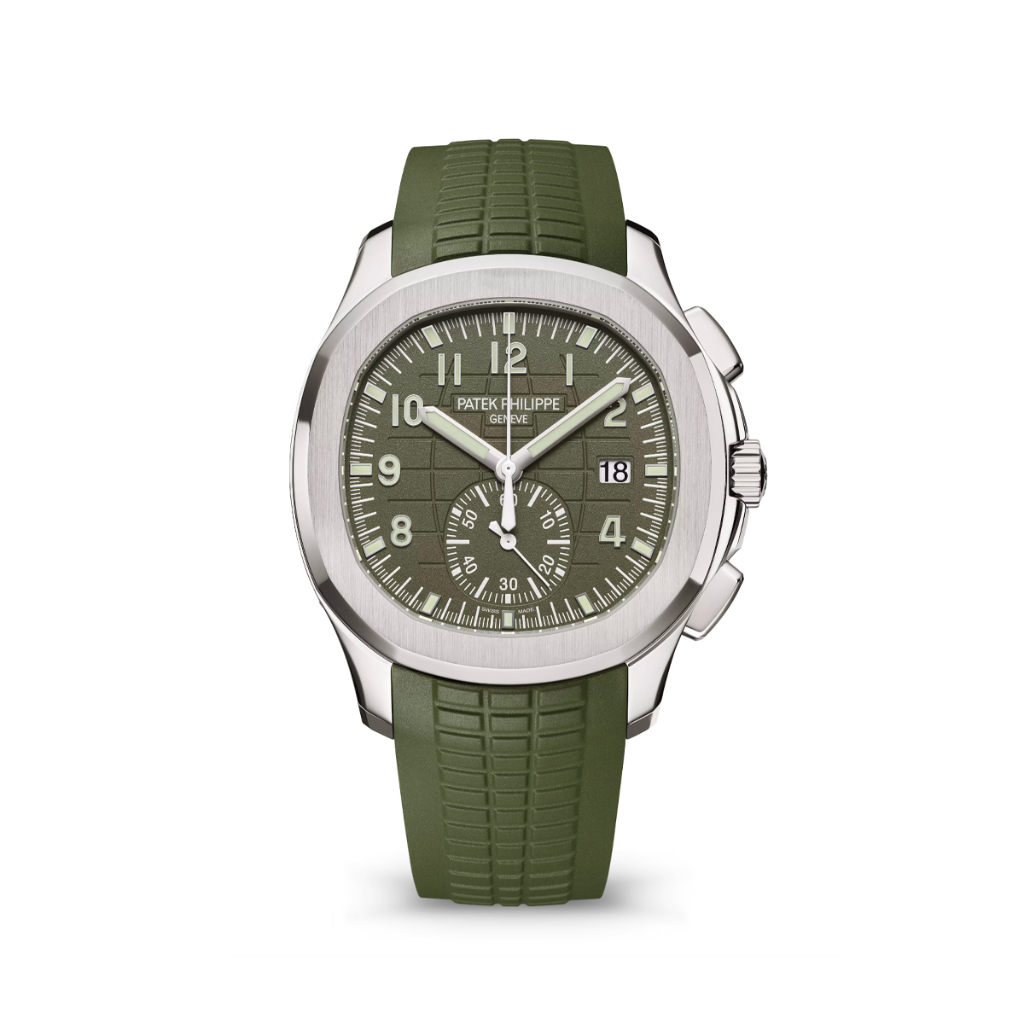 Patek Philippe New Aquanaut 5968G-010 Green Dial Green Rubber Strap 2026 42mm.
