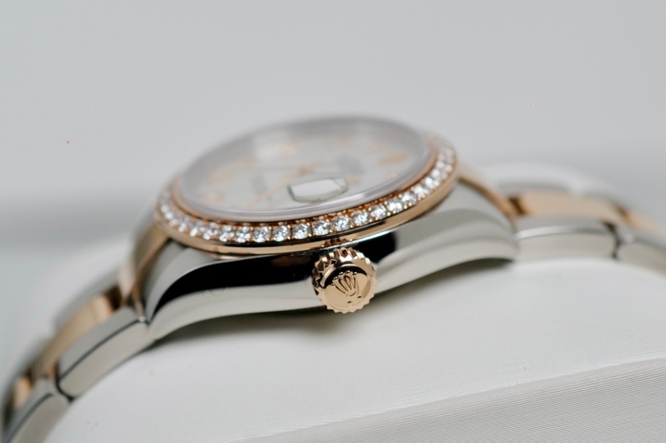 ROLEX Lady-Datejust 279381RBR Mother of Pearl Diamond Dial 28mm - Image 4