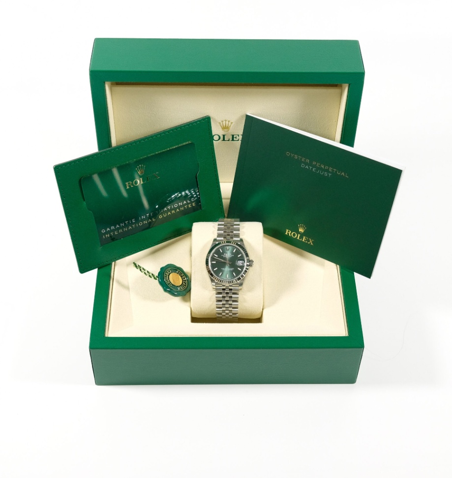 Rolex Datejust 278274 Mint Green Dial White Gold Jubilee 2026 31mm. thumbnail 6