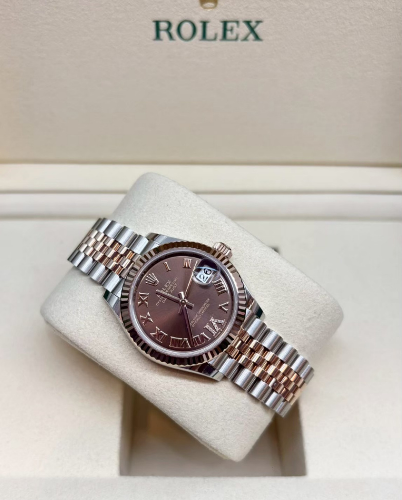 Datejust Chocolate Roman VI 2t Rose Gold 31mm thumbnail 2