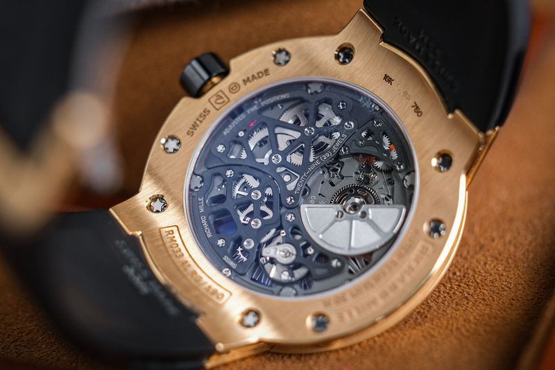 Richard Mille Extra Flat 18K Rose Gold Diamonds RM033 - Image 2