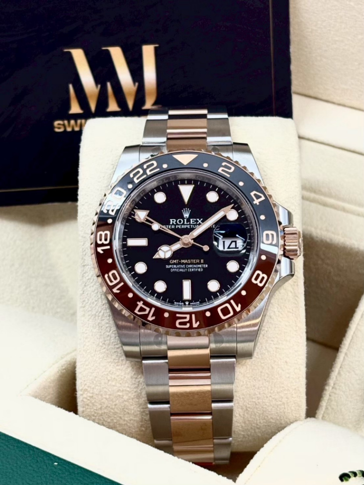 New GMT Master || Rootbeer 2t Rose Gold 40mm