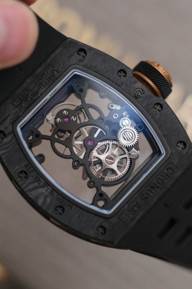 CronusArt Prestige Carbon Fiber Tourbillon Black Gold thumbnail 4