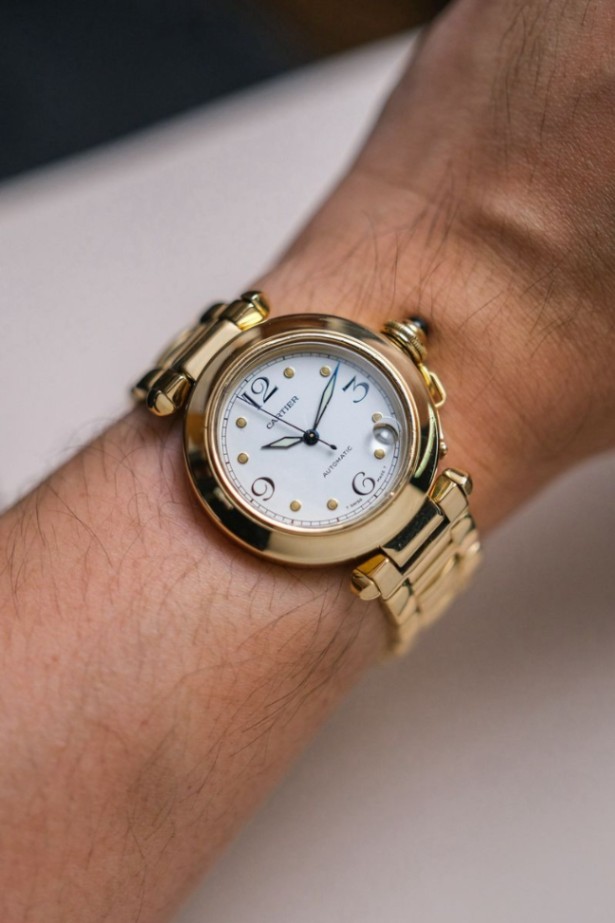 Cartier Pasha Yellow Gold Automatic Ref. W30134H9 thumbnail 4