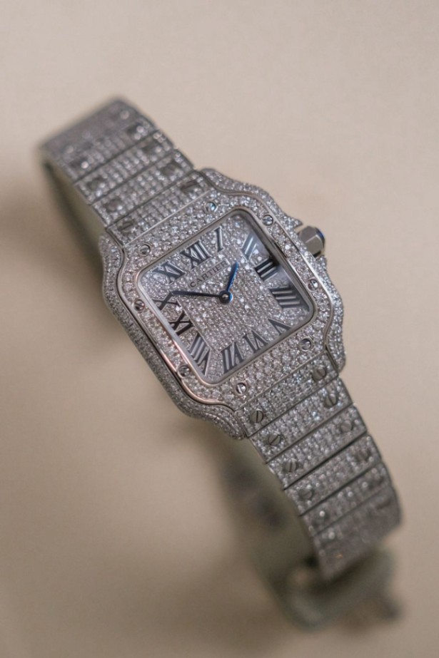 Cartier Santos de Cartier Small Full Diamond Ref. WSSA0082 thumbnail 2