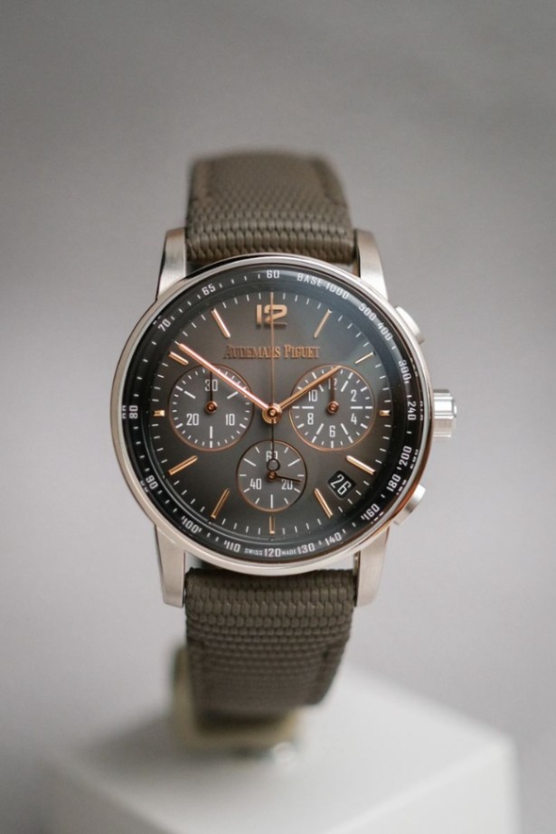 Audemars Piguet CODE 11.59 Smoked Grey Dial 2 Tone Chronograph