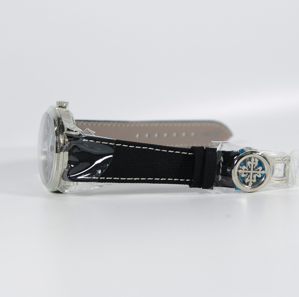 Patek Philippe New Grand Complications 6159G-001 Perpetual Calendar Skeletonized Dial Black Fabric Strap 2025 - Image 5