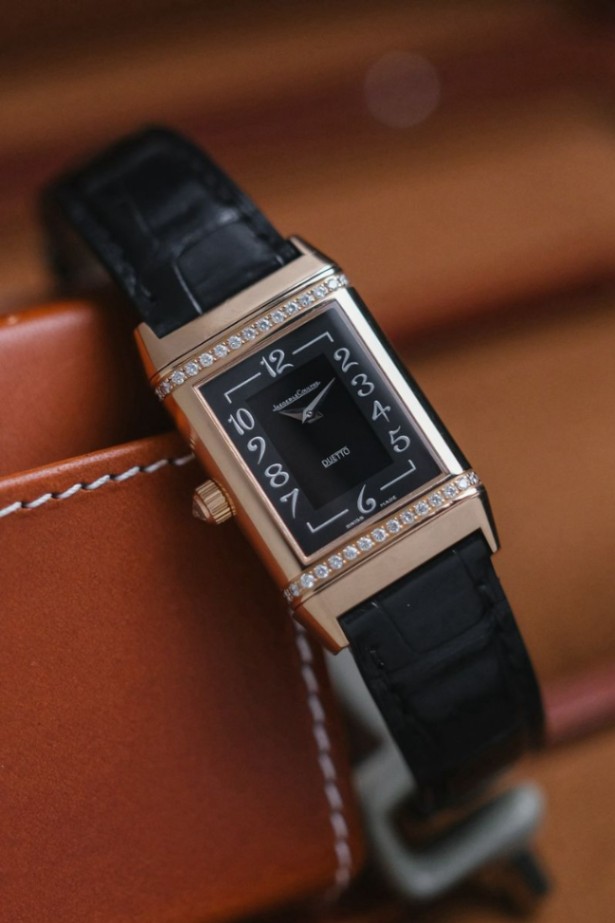 Jaeger LeCoultre Reverso Duetto 18K Rose Gold Diamond thumbnail 3