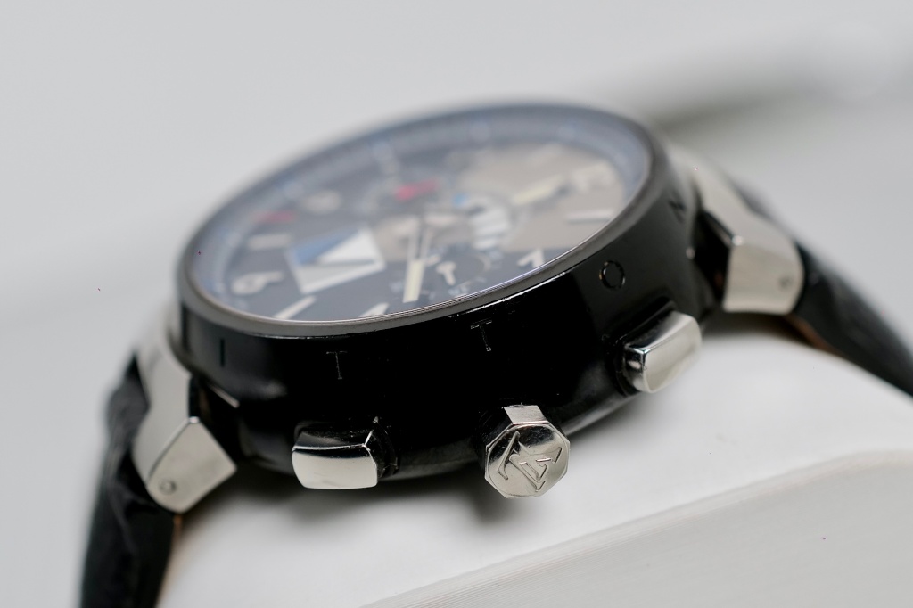 LOUIS VUITTON Tambour Flyback Chronograph Regatta Black Q102G - Image 4