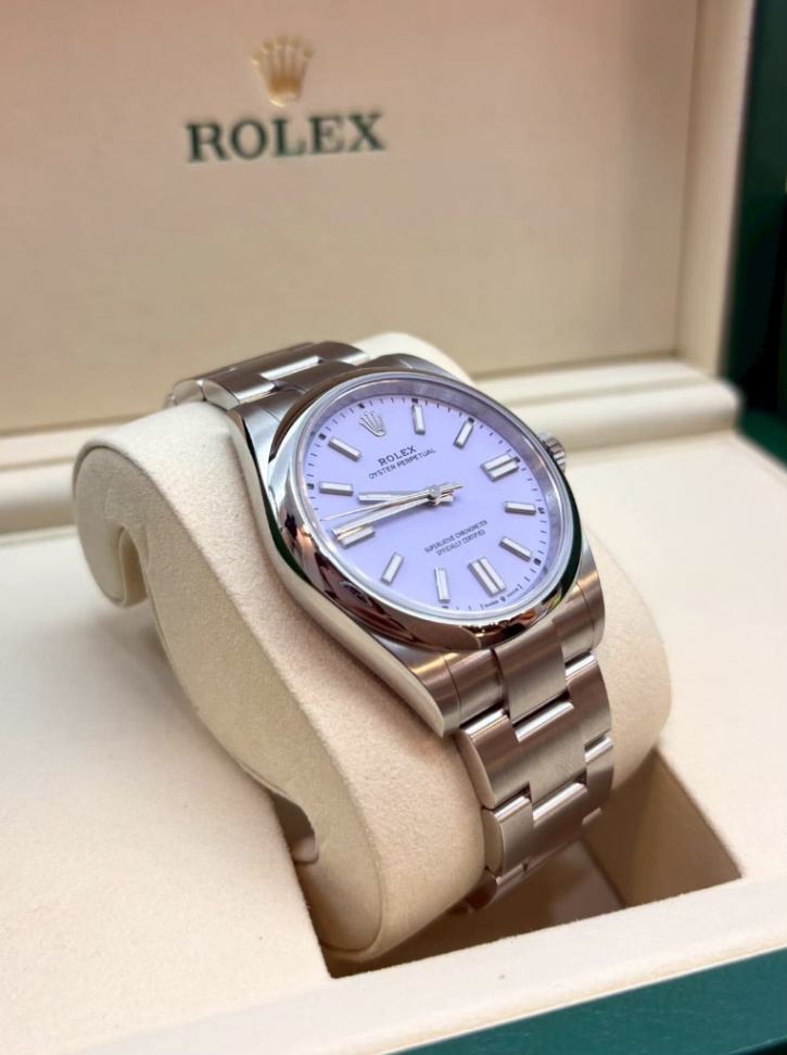 Oyster Perpetual Lavender Dial 41mm thumbnail 4
