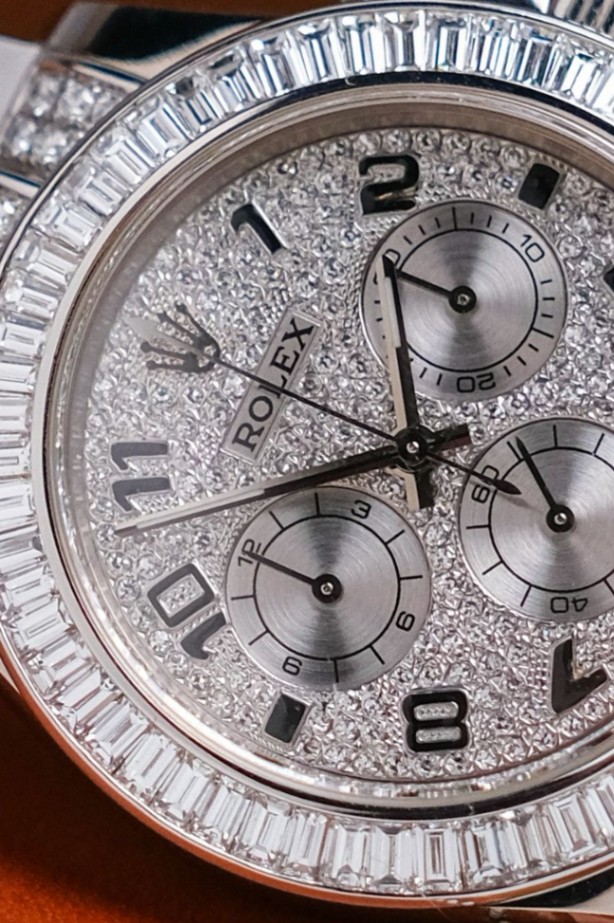 Rolex Daytona 18K White Gold Diamond - Image 2