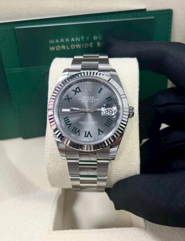 ROLEX Datejust 41 Wimbledon Oyster 126334