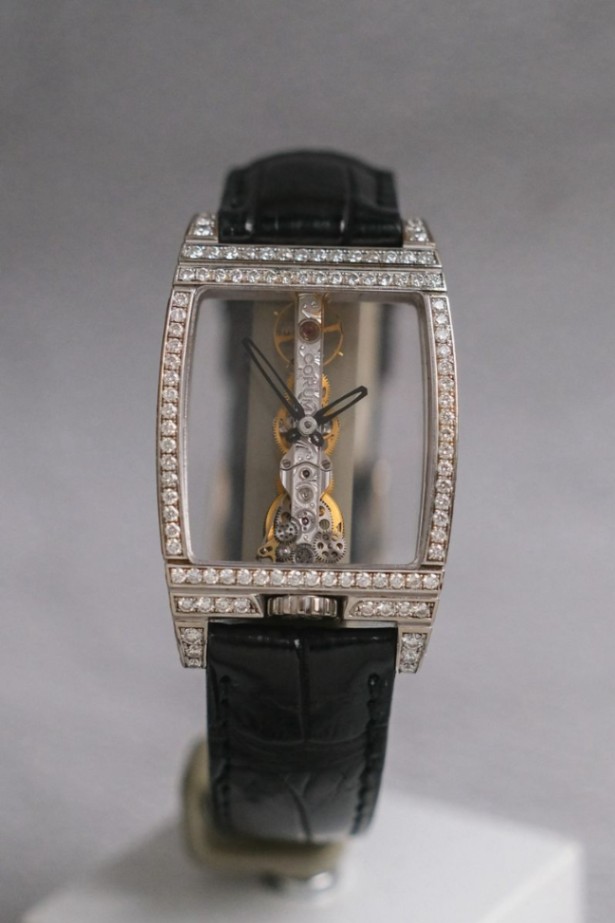 Corum Golden Bridge 18K White Gold Diamond