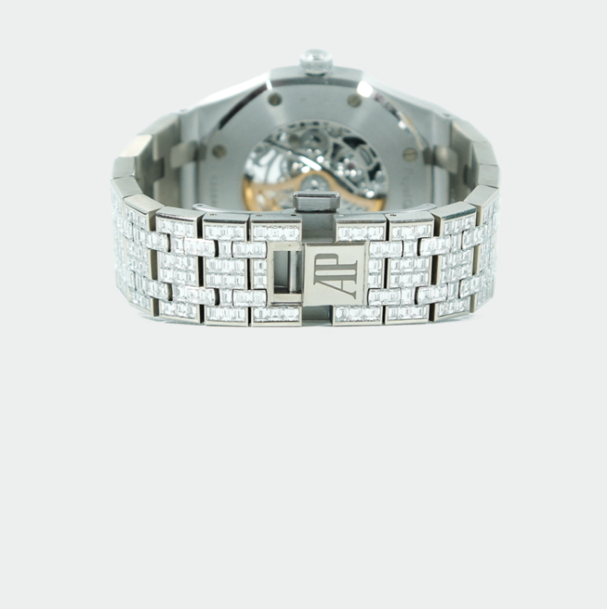 Audemars Piguet Royal Oak 15417BC. Double Balance Wheel Openworked Skeletonized Dial 2020 41mm. - Image 6