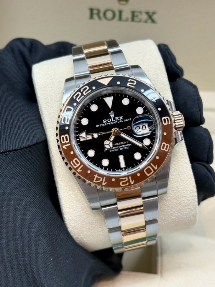 Used GMT Master || Rootbeer 2t Rose Gold 40mm(ติดฟิล์ม) thumbnail 2