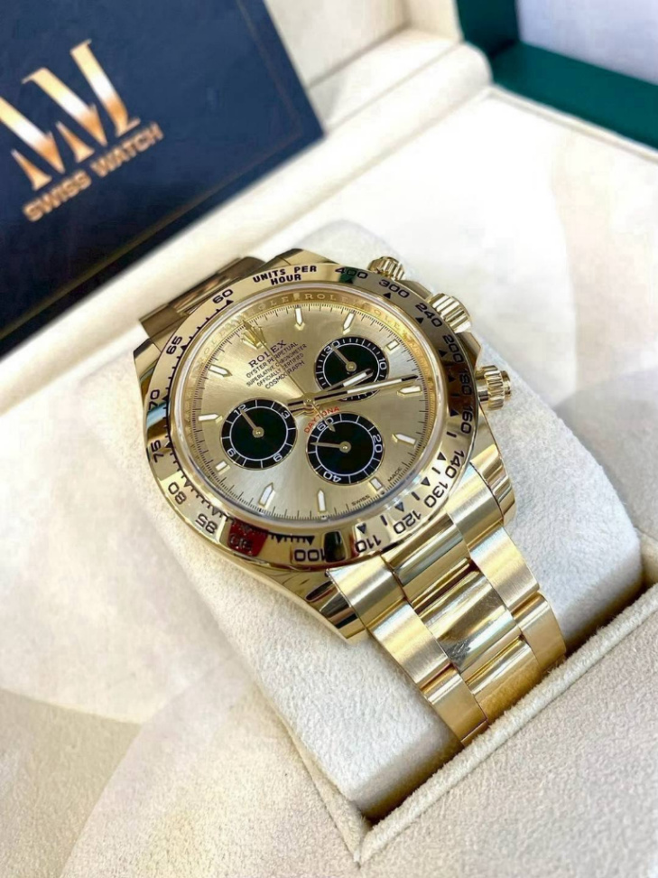 Daytona Champagne Dial Full Yellow Gold 40mm - Image 4