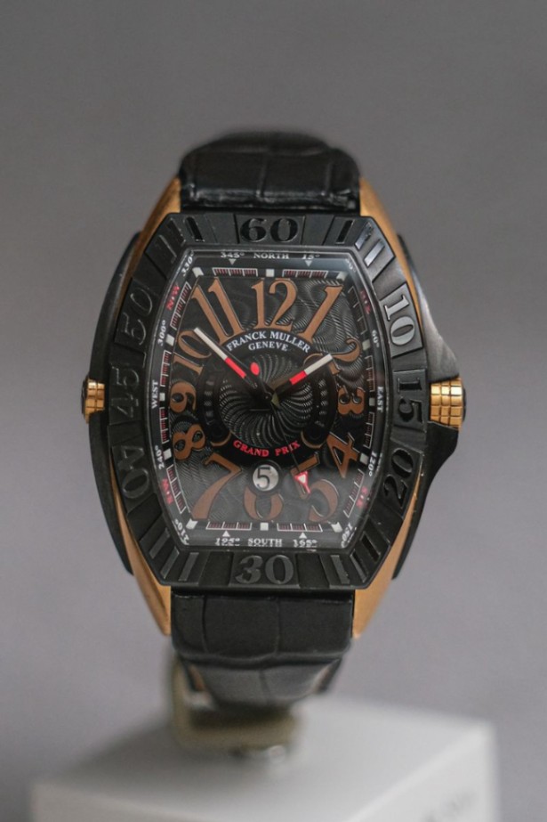 Franck Muller Conquistador Grand Prix 18K Rose Gold Ref 9900 SC GP