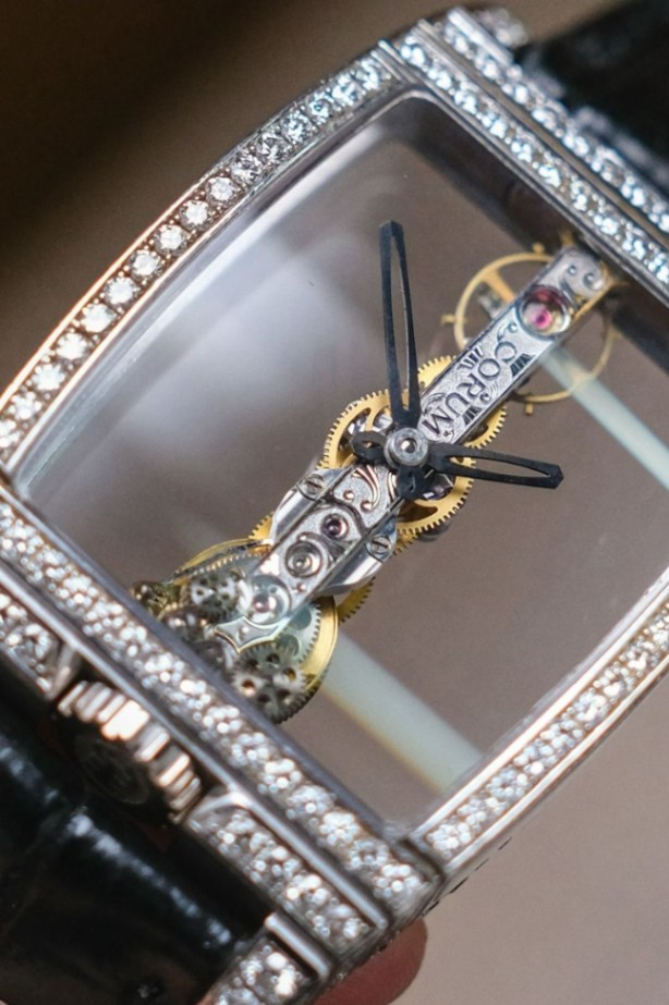 Corum Golden Bridge 18K White Gold Diamond thumbnail 3