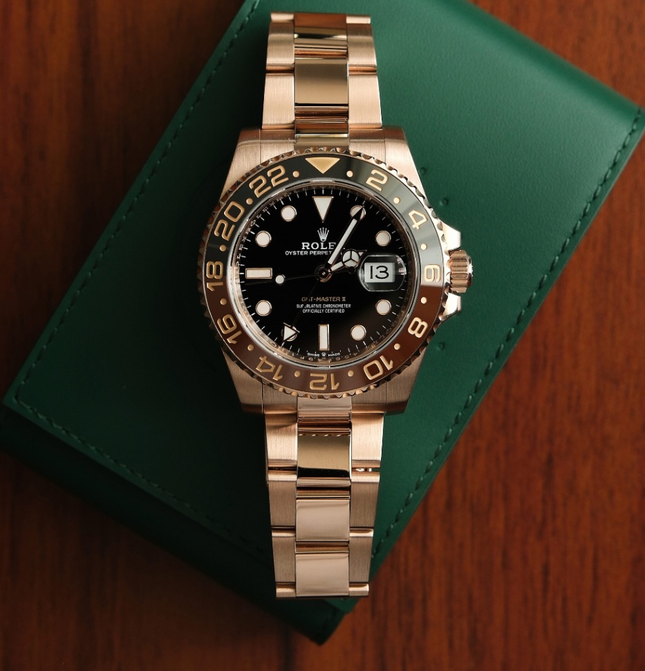 Rolex GMT-Master II 126715CHNR ‘Root Beer’ Black Dial Rose Gold Oyster 2022 