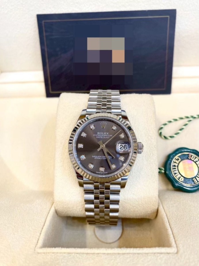 ROLEX Datejust 278274G “Grey Diamond Dial” Jubilee