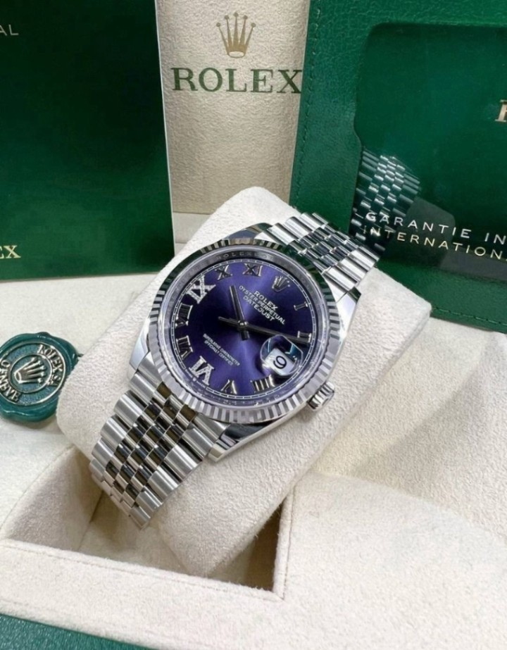 Datejust Purpur Roman VIIX Jubilee 36mm thumbnail 2