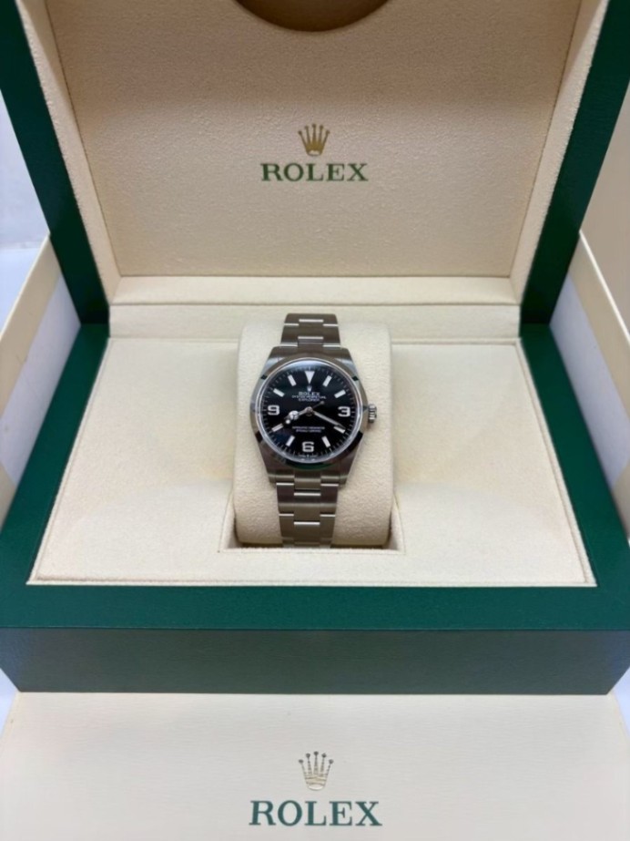 ROLEX Explorer I Black Dial 124270 36mm 2024