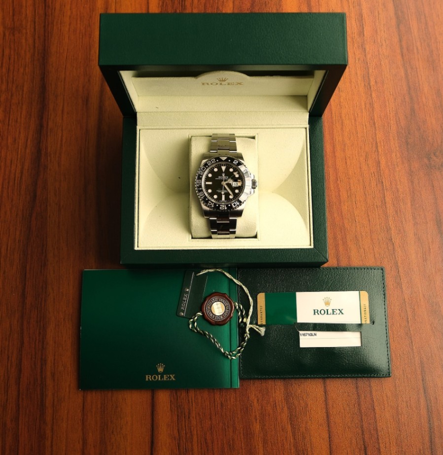 Rolex GMT-Master II 116710LN ‘Green Hand’ Black DIal Oyster Steel 2014 thumbnail 8