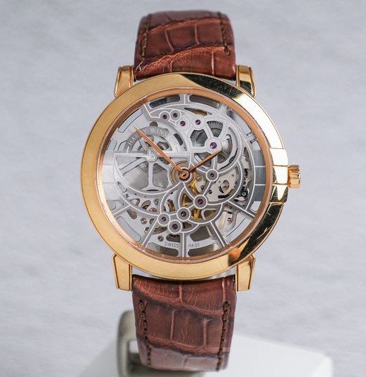 Harry Winston Midnight Skeleton 18K Rose Gold