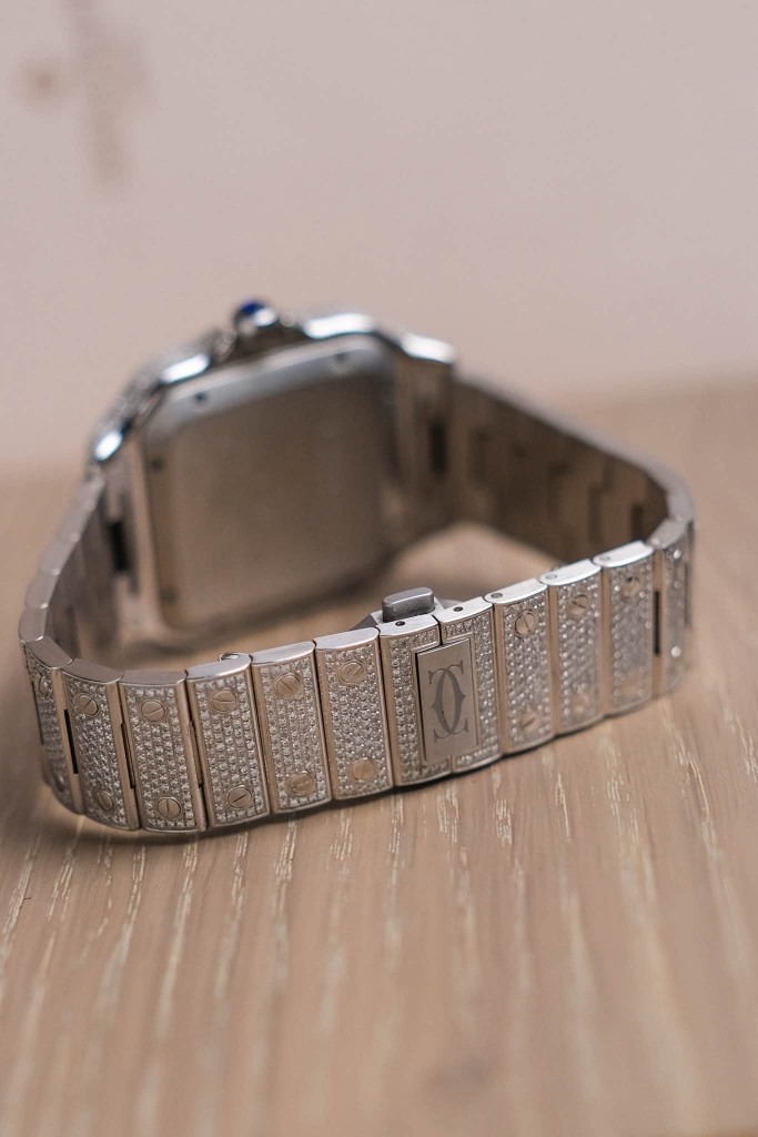 Cartier Santos de Cartier Large Full Diamond thumbnail 5
