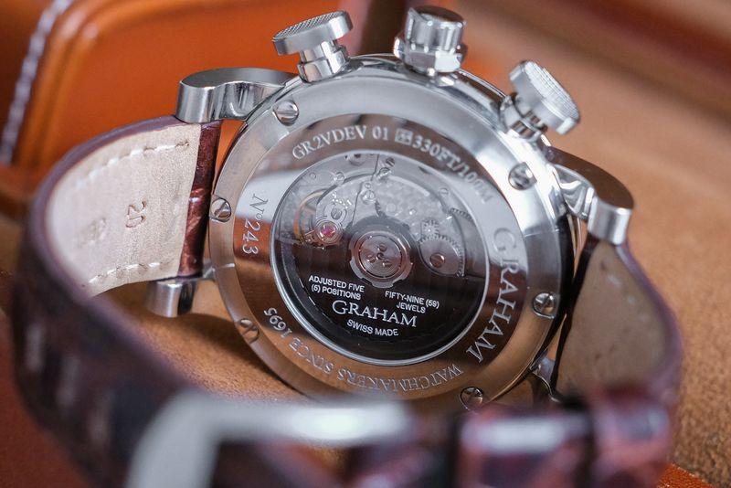 Graham Silverstone Black Chronograph Vintage 44 thumbnail 2
