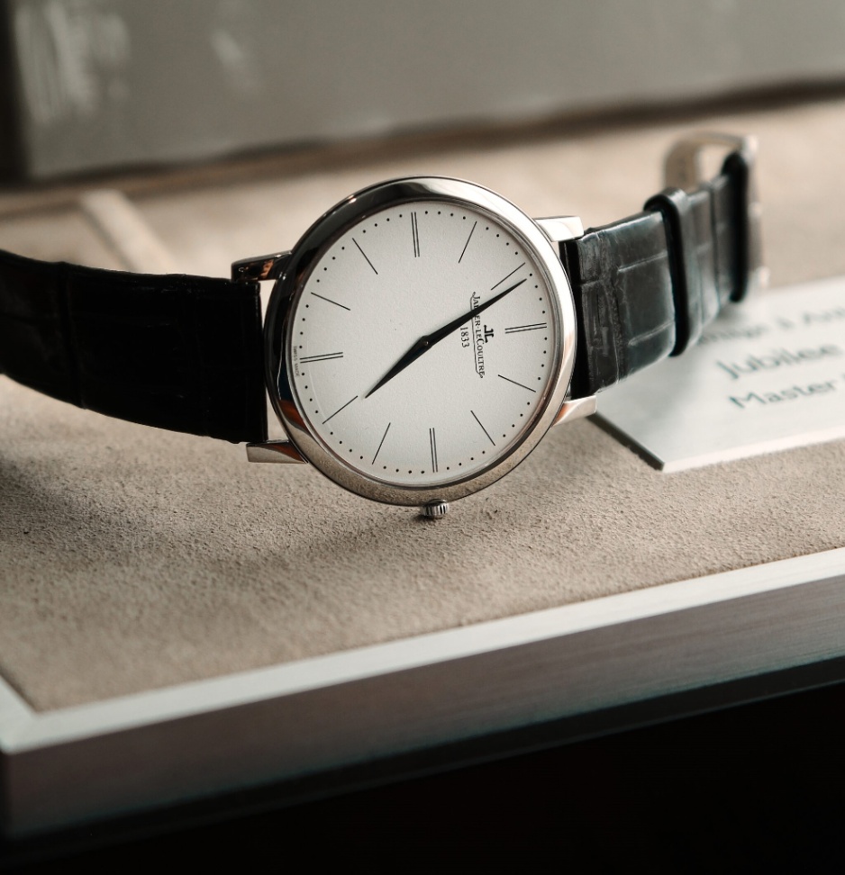 Jaeger-LeCoultre Master Ultra Thin Jubilee Q1296520 White Dial Black Alligator Leather 2014 thumbnail 9