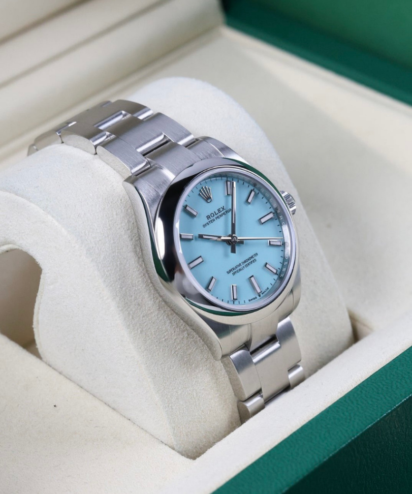 New Oyster Perpetual Tiffany Blue Dial 31mm - Image 4
