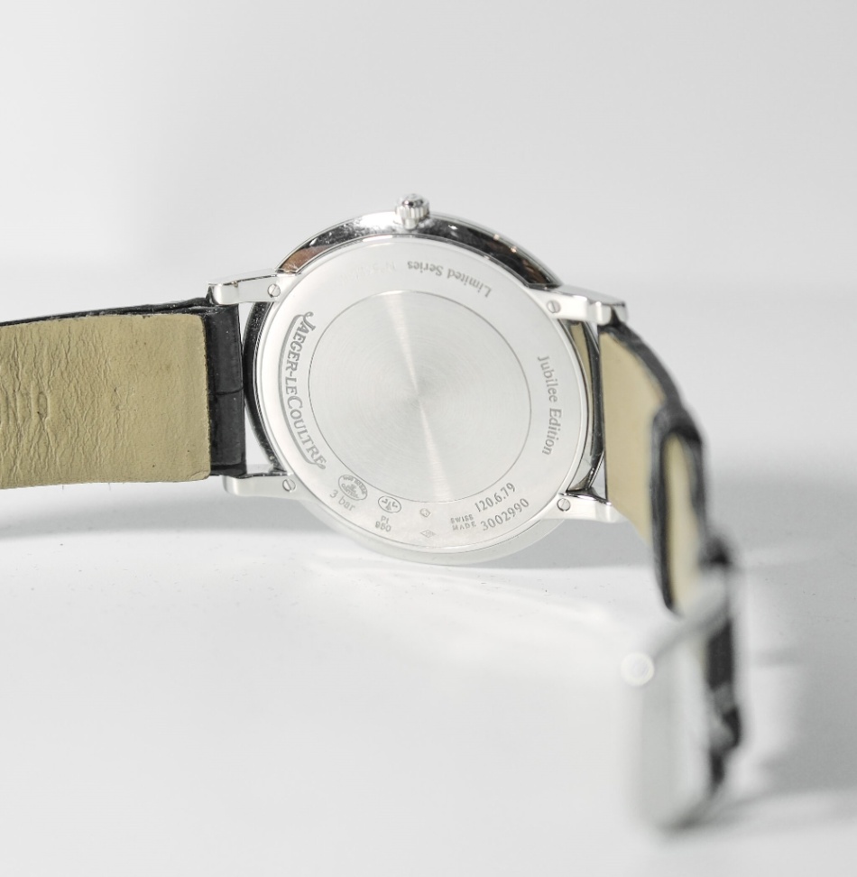 Jaeger-LeCoultre Master Ultra Thin Jubilee Q1296520 White Dial Black Alligator Leather 2014 thumbnail 2