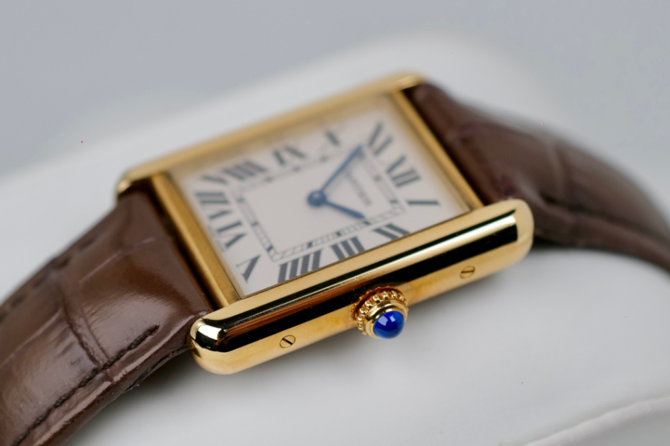 Cartier Tank Solo Gold Small Size 3168 - Image 4